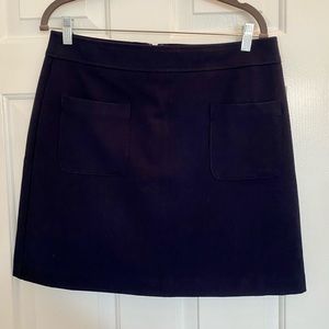 NWT Loft Navy Front Pocket Work Skirt